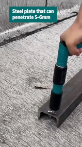 ZC Manual Nail Gun Steel Nail Round Nails for Concrete Steel and Ceiling Rivet Gun Cordless Nail Puncher