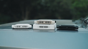 RICHMENT Mini Car Seat Fan Portable USB Backseat Cooling Fan Kids Baby Quiet Headrest Neck Fan 3 Speeds for All Cars for Driver and Passenger  s Seat