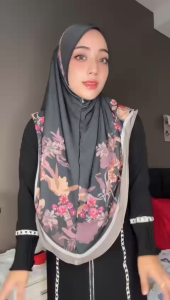ALNOOR Tudung Sarung Devilia Printed Rania Mosscrepe Premium High Quality Elegant Muslimah Hijab