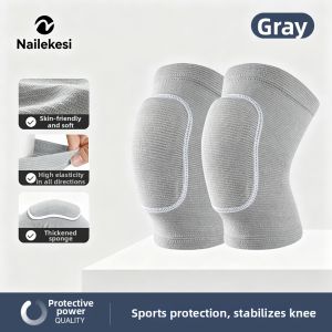 NAILEKESI | Mens Thickened Knee Pads for Work Crawling Sports Joint Protection