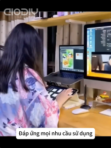 Giá Đỡ Laptop Đa Năng AIODIY - Phù Hợp Macbook iPad Máy Tính Bảng & Máy Tính Bảng Tản Nhiệt & Chống Rung Hiệu Quả