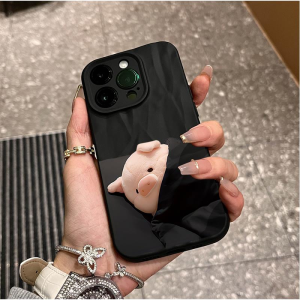 เคสโทรศัพท์มือถือแบบครอบเต็มสำหรับ Apple 17 คู่รักสุดเก๋ 16pro 15 14promax 13 12 ซิลิโคนน่ารักสำหรับผู้หญิง