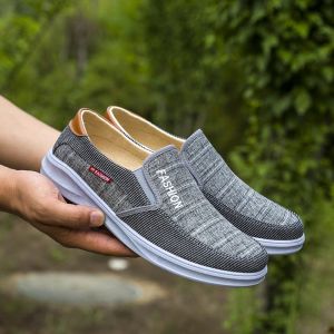 Giày Thường Ngày Nam Đế Bằng Hở Mũi Thoáng Khí Mùa Xuân 2024 Giày Thường Ngày Bằng Vải Đế Bằng Đế Bằng Thoáng Khí Hở Mũi