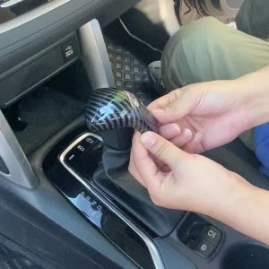 Car Gear Head Lever Shift Knob Handle Cover for Toyota Corolla E210 2019 2020 2021 2022 2023 Hybrid  Trim Sticker Accessories