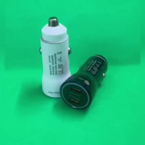 75W USB C Car Charger Dual Ports Type C In Car Fast Charge Adapter For iPhone Xiaomi Samgsung Car Phone Charger