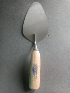 cetok/ sendok semen galur asli keling 4 (15cm) alat tukang bangunan sendok tembok bangunan bajaasli bulat