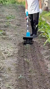 【FASAI】ไมโคร์ทิลเลอร์ เครื่องปลูกสวน มือถือไฟฟ้า โรตารี่ทิลเลอร์เครื่องตัดในครัวเรือน Micro Tiller Garden Cultivator Handheld Electric Rotary Tiller Household Plowing Machine EU