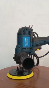 Máy đánh bóng xe máy ô tô chuyên nghiệp cho các thợ có tay cầm trợ lực tặng lưỡi chà bông và thìa tháo lưỡi