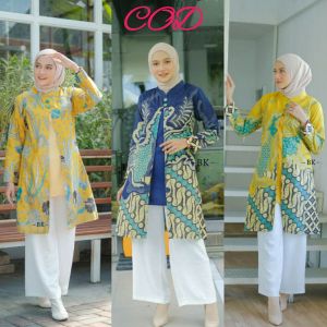 BATIK SERBA ADA: Tunik Jumbo Terbaru Modern Batik