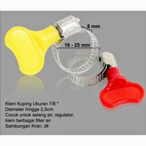 Klam selang Gas | Klem pengikat selang gas