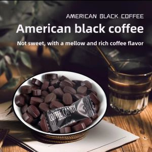 Coffee Bean Candy Energizing Brain Awakening New Year Goods Snacks Aromatic Black Coffee Candy 1 Pound Jieyao Bear Brand