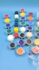 COD 1 SET CAT LUKIS AKRILIK MINI UKURAN 3ML ISI 6 12 DAN 18 WARNA TERANG FREE KUAS / CAT LUKIS MINI / CAT AKRILIK KANVAS / ACRYLIC PAINT 6 & 12 COLORS
