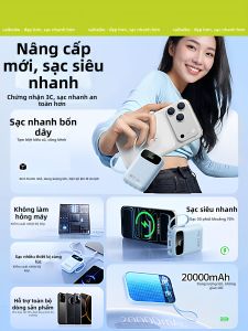 caibeike | Built-in Cable Quick Charge Power Bank 20000mAh