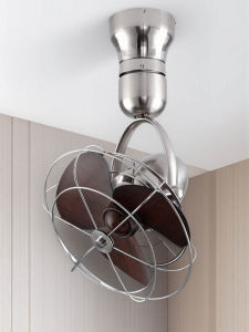 Corner Wall Mounted Ceiling Fan 16 Inch Remote Control Oscillating Large Airflow Kitchen Study Minimalist Fan Decorative Fan