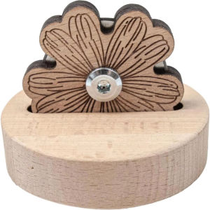 1pc Thread Cutter Tabletop Yarn Cutter with Blade Saver Blade Tool with Anti-slip Stand Wooden Sewing Tools for Quilting Sewing