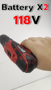 MAKTEC สว่านไร้สาย 2 ระบบ 118V รุ่น แบต 2 ก้อน อุปกรณ์ครบ (AAA) 💥 รับประกันสินค้าตรงปก ไม่ตรงปกยินดีคืนเงินเต็มจำนวน 💯🔥🏆💥AM💥