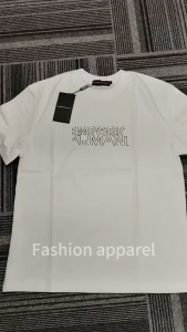 Armani Exchange T shirt men t shirt original EA7 T shirt trendy fashion slim men short sleeved loose fashion casual cotton men T shirt baju