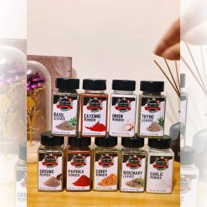 Starter Bundle 9 PCS Set Premium Herbs & Spices by Jinkys Daily Herbs & Spices