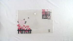 Map Plastik Kancing F4 TOMEX Smart Pocket Map Kancing Plastik Motif ZIZIZ ZAZA Isi 6 pcs