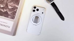 Giá Đỡ Điện Thoại Để Bàn Có Đế Từ Tính Chắc Chắn Tương Thích Với Magsafe Có Thể Gập Gọn Kèm Vòng Đeo Ngón Tay Dùng Được Cho iPhone Samsung Và Các Thiết Bị Khác Hỗ Trợ Nam Châm.