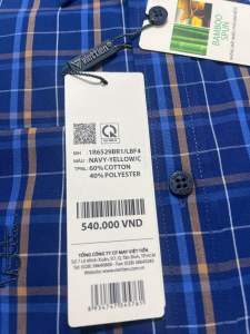 Sơ mi viettien dài tay regular fom rộng ( 1R6529)