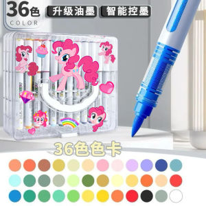 Water-Based Soft Tip Acrylic Marker Pens Set Washable Non-Stereo Coloring for Students And Children Art Drawing Painting Tools