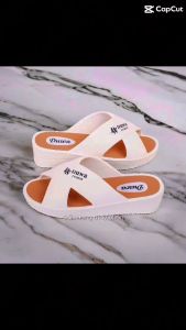 Dép nữ duwa Đế cao 5cm giúp cải thiện chiều cao thiết kế hai quai chéo ôm gọn chân chất liệu mềm dẻo êm chân