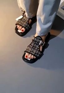 SANDAL WANITA SELOP RAJUT BEST SELLER