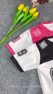 Setelan Baju Jersey Motif Karakter Kuromi 88 Celana Panjang Cargo Umur 3-12 Tahun Terbaru 2025