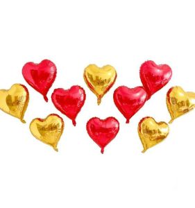 ILOVEYOU Heart Aluminum Balloon I Love You Proposal Wedding and Wedding Room Anniversary Romantic Bedroom Layout