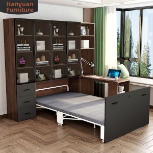 HANYUAN | Multifunctional Foldable Bed Desk Bookshelf
