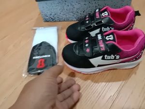 KIDZTUBS Sepatu Sekolah Anak Paket Komplit Sepatu Sekolah + Tas Sekolah + Kaos Kaki Size 28 29 30 31 32 33 34 35 36 37 TUBS0940022025
