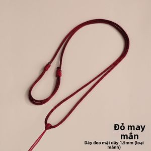 Dây Chuyền Dệt Thủ Công Dây Đỏ và Đen