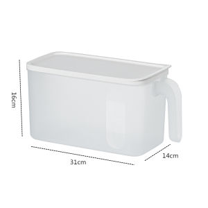 Food Grade Refrigerator Organizer Box Drawer Style ness Preservation Storage Container for Kitchen And Bathroom
