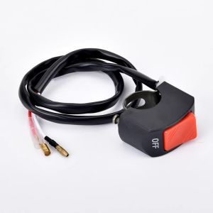 Motorcycle Front Headlight Switch Battery External LED Handlebar Modification Button Accessories Universal Electric Vehicle