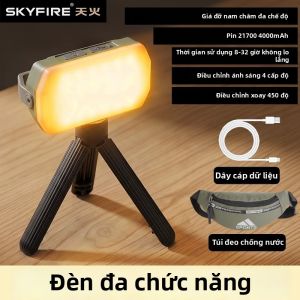 SKY FIRE | Đèn Dã Ngoại Khẩn Cấp Sạc Lại Chống Nước Dùng Được Lâu