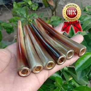ONCE PIPA TANDUK KERBAU ASLI ORIGINAL VARIAN HITAM DAN BULE SUPER KUALITAS BAGUS HALUS NYAMAN DI GUNAKAN