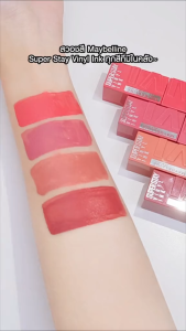 เมย์เบลลีน ซุปเปอร์สเตย์ ไวนิลอิงค์ ฟินิชฉ่ำวาว ติดทนนาน16ชม. MAYBELLINE SUPERSTAY VINYL INK LIPSTICK
