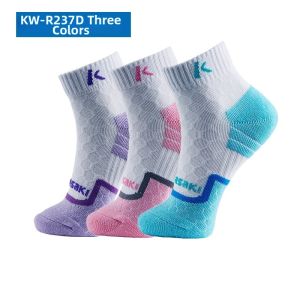 Kawasaki | Thickened Terry Socks for Women All-Seasons Breathable Running Basketball Sports Mid-Calf Socks