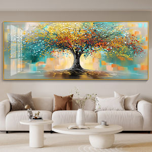 KEXIANG | Good Fortune Tree Decoration Wall Art Horizontal Scroll