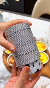 10pcs Round Aluminum Foil Box Thickened Food Grade Tin Foil Box Air Fryer Oven Dessert Box Container Kitchen Baking Accessories