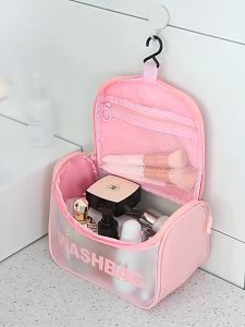 Tas Kosmetik Washbag Travel Pouch Make Up Wanita Dompet Transparan Tempat Simpan Sabun Sikat Odol Peralatan Mandi Anti Slip Wash Bag Travel - DISTRIBUTHOR