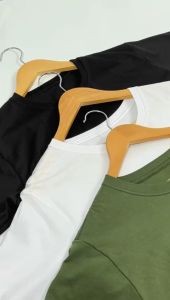Kaos Dalam Pria Slim Fit 4 Pcs – Rib Cotton Elastis Adem Pres Badan | Ukuran M L XL
