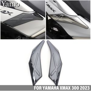 Applicable to Yamaha XMAX300 2023 2024 body scratch resistant sticker modification. Stainless steel protective stickers on both sides of the body for scratch resistance