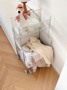 Home Use Rolling Clothing Storage Basket