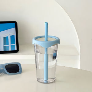 Summer Aesthetic Drinking Straw Lid Cup
