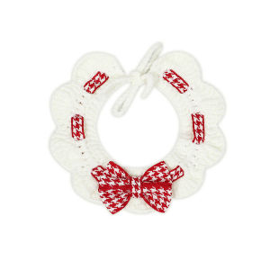 Cute Cat Collar with Bow Tie Adjustable Design Pet Dogs Cats Puppy Necklace Pet Supplies Used for Small Pets Bow Tie Accessories