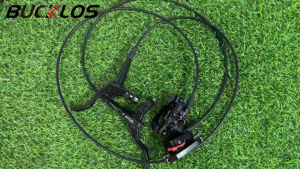 RSX A pair of bicycle hydraulic disc brakes MTB Hydraulic Disc Brake Front Rear Calipers Set Aluminum Disc Brake Left Right Brake Lever Kit Cycling Brake for Road Bike Mountain Bike