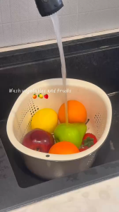 ชุดกะละมังพร้อมตะแกรง (PP+PET) รุ่น 0139