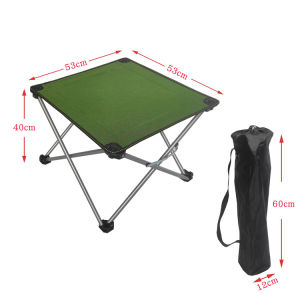 Foldable Table and Chair Outdoor Portable Cloth Table and Chair Small Mini Light and Easy Self-Driving Travel Car Picnic Camping Table
